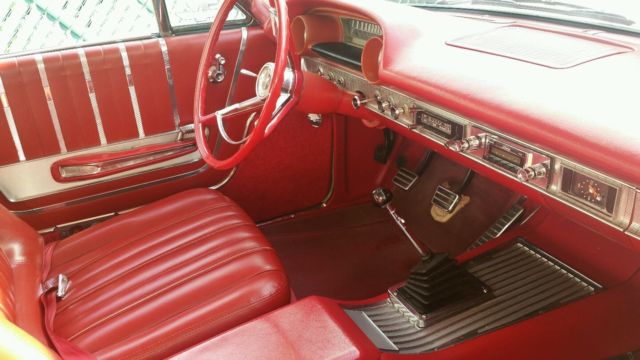 1963 White Ford Galaxie Sedan
