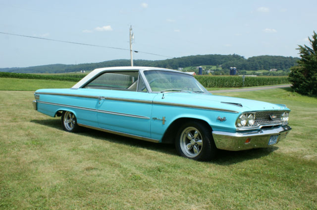 1963 Turquoise Ford Galaxie Fastback