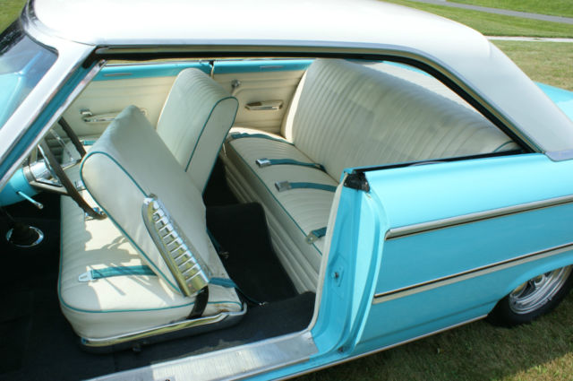 1963 Turquoise Ford Galaxie Fastback