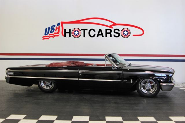 1963 Black Ford Galaxie Convertible