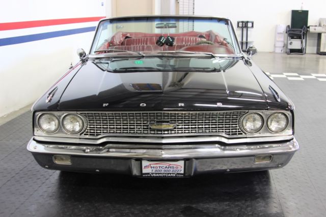 1963 Black Ford Galaxie Convertible