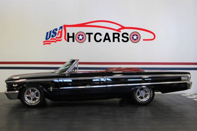1963 Black Ford Galaxie Convertible