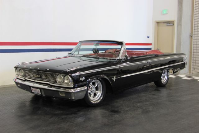 1963 Black Ford Galaxie Convertible
