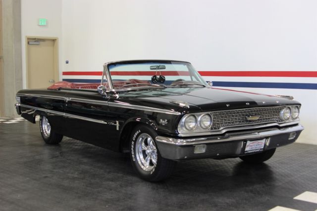 1963 Black Ford Galaxie Convertible