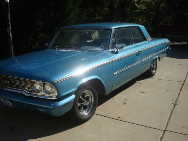 1963 Blue Ford Galaxie Coupe