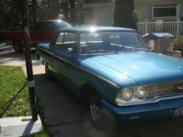 1963 Blue Ford Galaxie Coupe