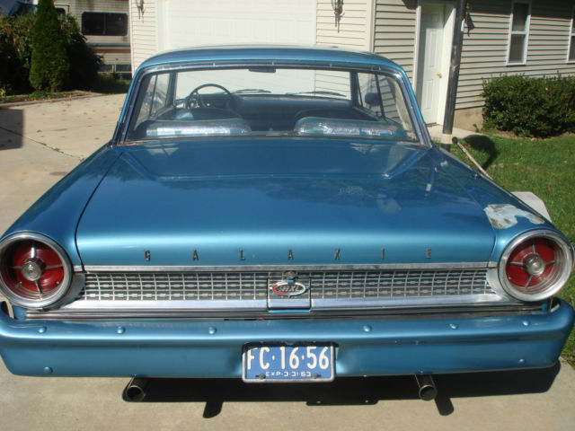 1963 Blue Ford Galaxie Coupe