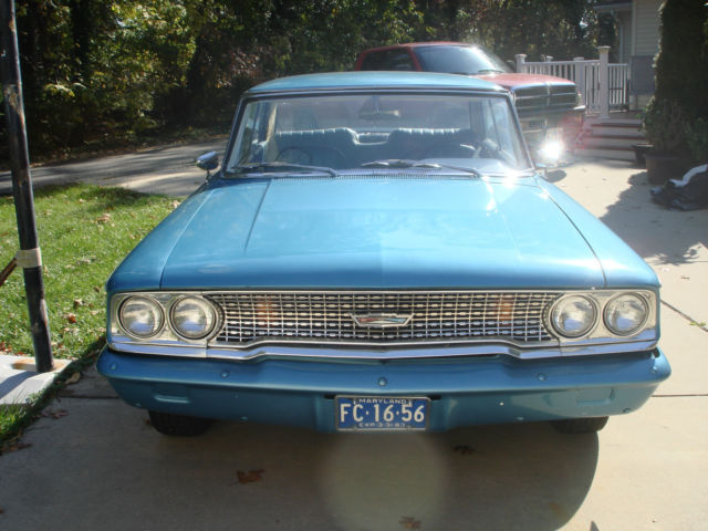 1963 Blue Ford Galaxie Coupe