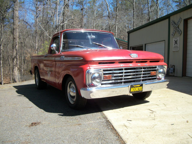 1963 Red Ford Other Pickups Standard Cab Pickup
