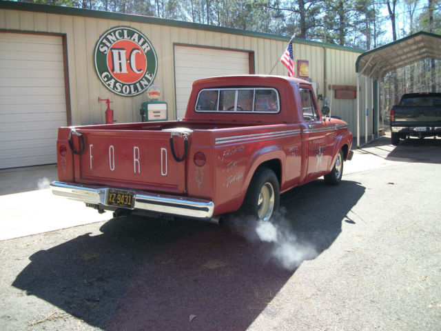 1963 Red Ford Other Pickups Standard Cab Pickup