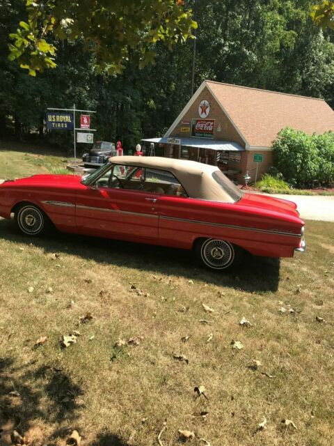 1963 Red Ford Falcon Convertible