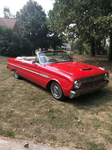 1963 Red Ford Falcon Convertible