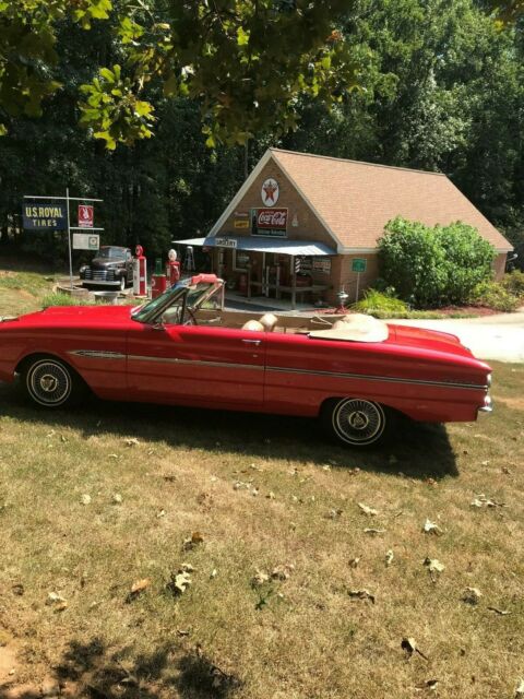 1963 Red Ford Falcon Convertible