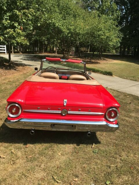 1963 Red Ford Falcon Convertible