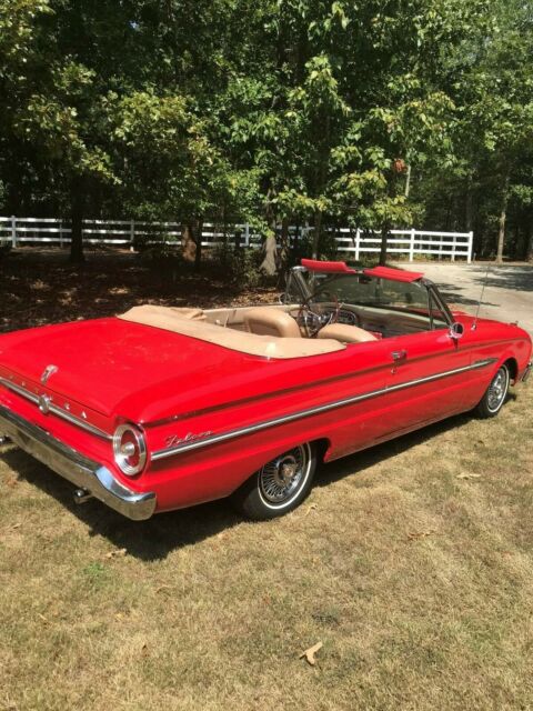 1963 Red Ford Falcon Convertible