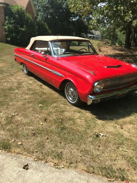 1963 Red Ford Falcon Convertible