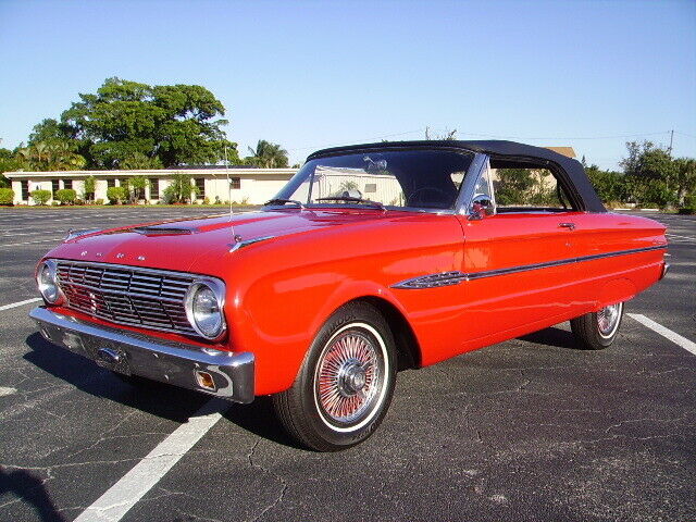 1963 Red Ford Falcon Convertible