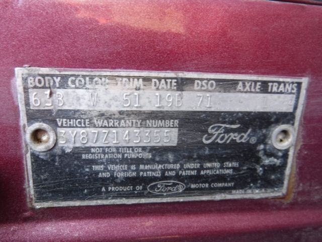 1963 White Ford Thunderbird Coupe
