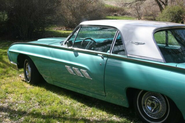 1963 Teal Ford Thunderbird Coupe