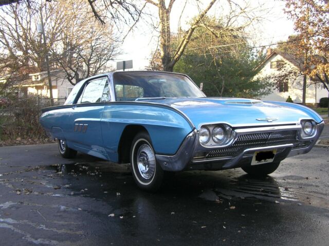 1963 Blue Ford Thunderbird Coupe
