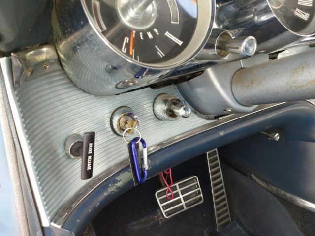 1963 Blue Ford Thunderbird