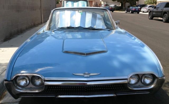 1963 Blue Ford Thunderbird