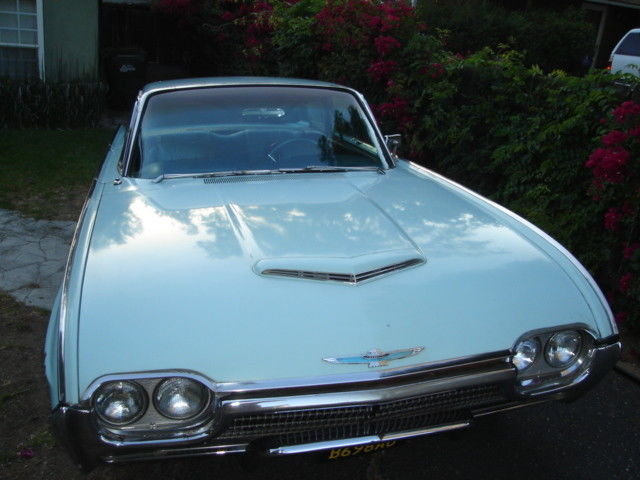 1963 Turquoise Ford Thunderbird Coupe