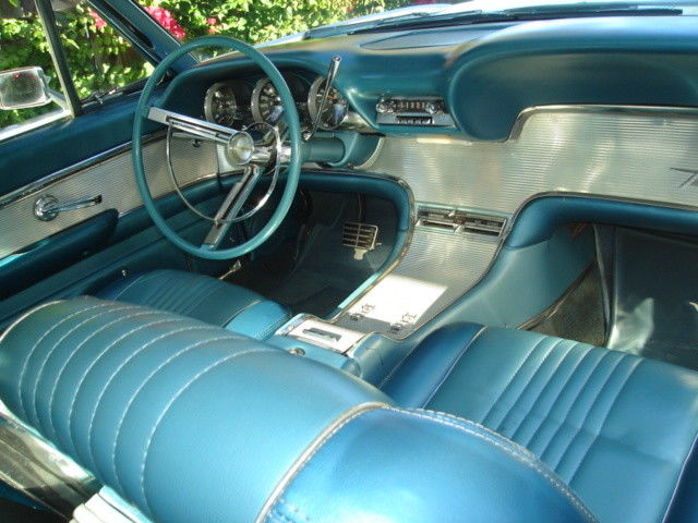 1963 Turquoise Ford Thunderbird Coupe