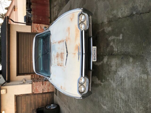 1963 White Ford Thunderbird 2 door