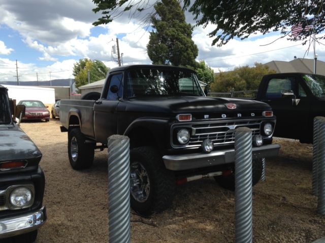 1963 Black Ford F-100 Crew Cab Pickup