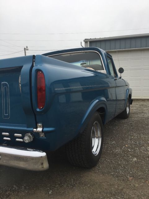 1963 Blue Ford F-100 Standard Cab Pickup
