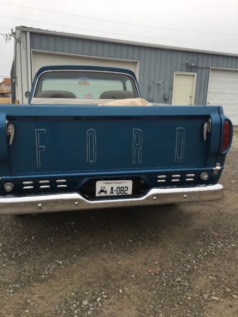 1963 Blue Ford F-100 Standard Cab Pickup