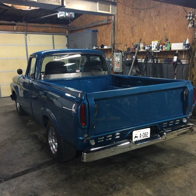 1963 Blue Ford F-100 Standard Cab Pickup
