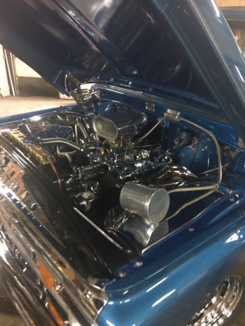 1963 Blue Ford F-100 Standard Cab Pickup