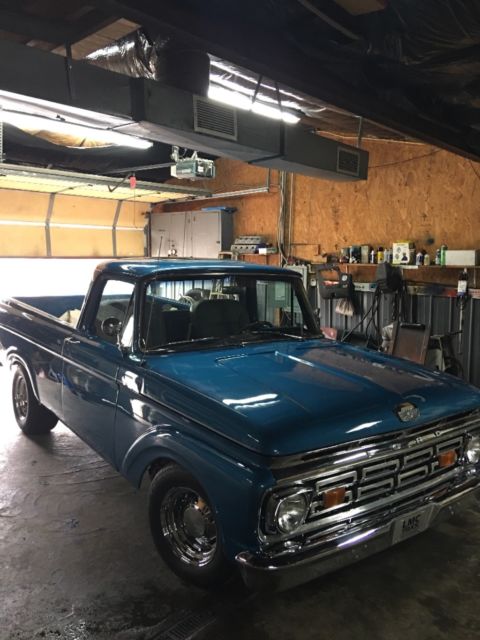 1963 Blue Ford F-100 Standard Cab Pickup