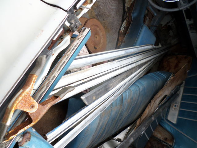 1963 light blue Ford Galaxie Convertible