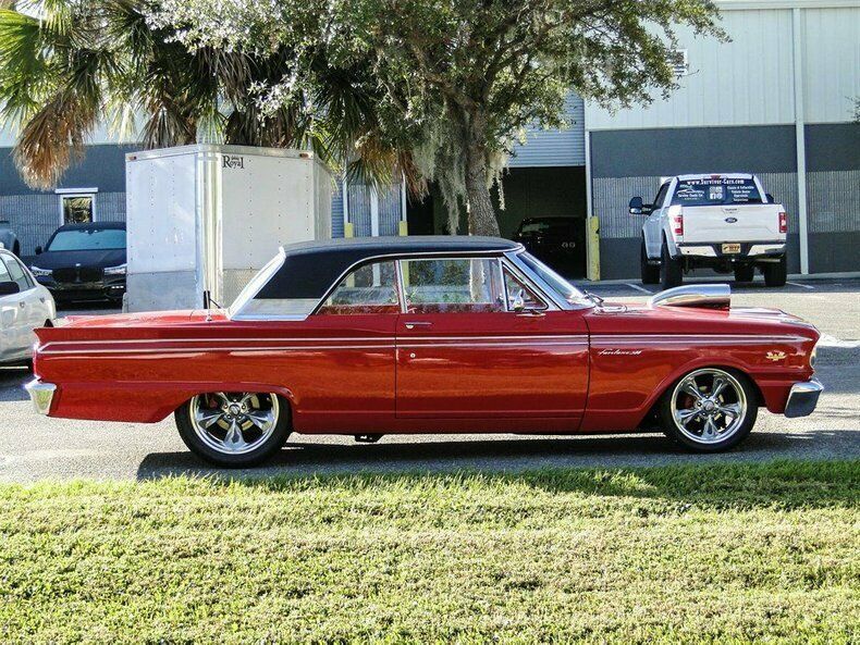 1963 Red Ford Fairlane Hardtop