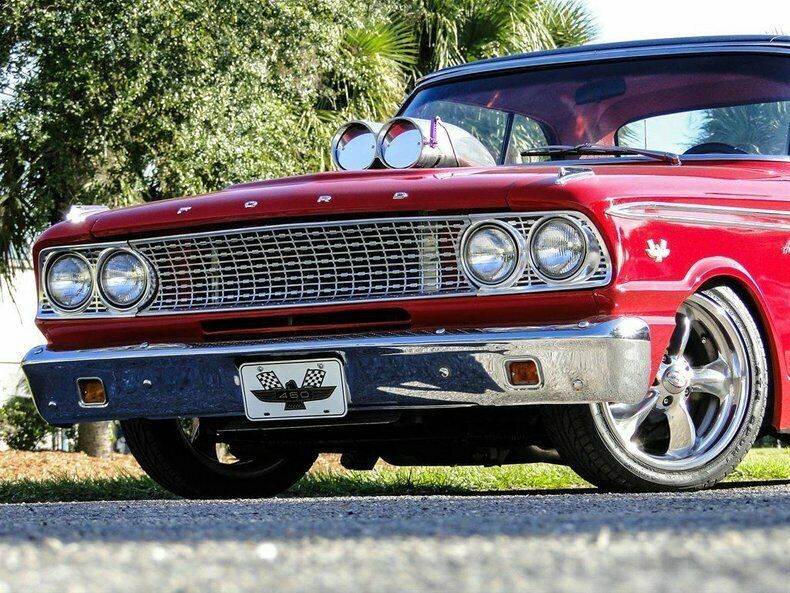 1963 Red Ford Fairlane Hardtop