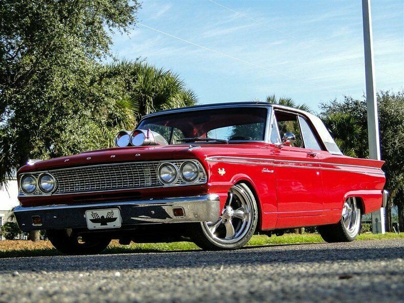 1963 Red Ford Fairlane Hardtop