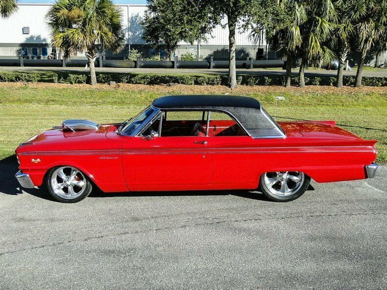 1963 Red Ford Fairlane Hardtop