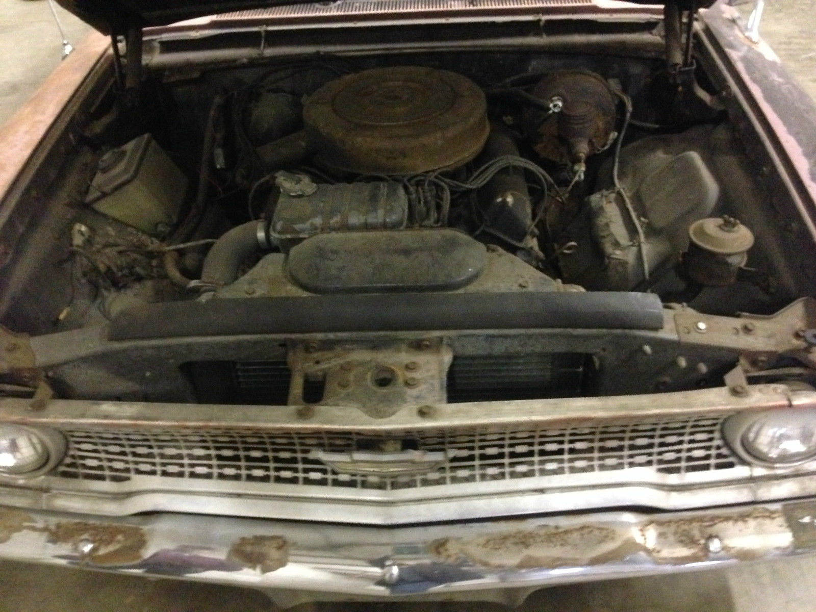 1963 Burgundy Ford Galaxie Convertible