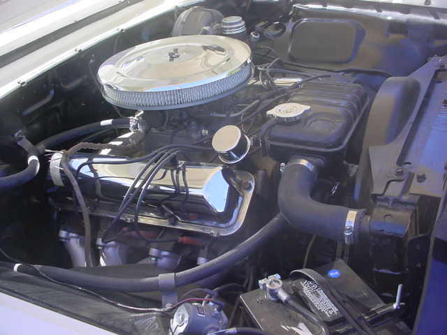 1963 White Ford Galaxie Fastback