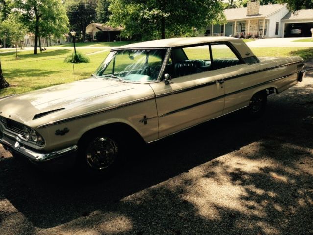 1963 White Ford Galaxie Coupe