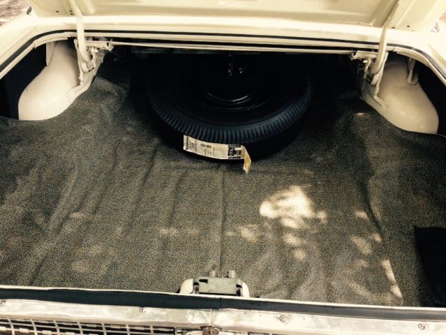 1963 White Ford Galaxie Coupe