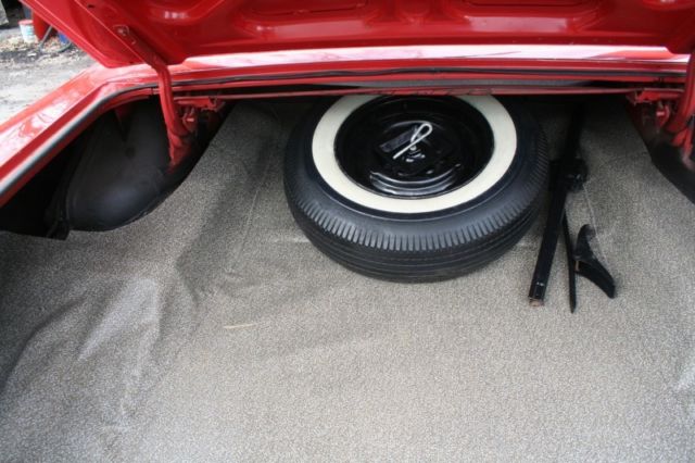 1963 Red Ford Galaxie Convertible