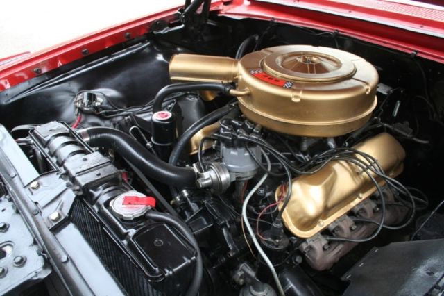 1963 Red Ford Galaxie Convertible