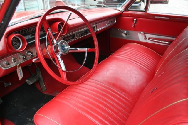 1963 Red Ford Galaxie Convertible