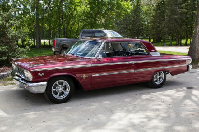1963 Burgundy Ford Galaxie Coupe