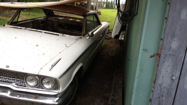 1963 White Ford Galaxie