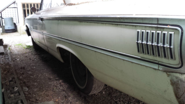 1963 White Ford Galaxie